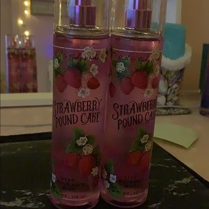 Strawberry pound cake